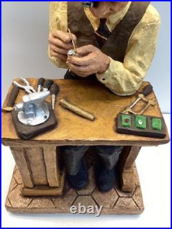 David Kaplan Jeweler Figurine 1974 Signed le 247/500 READ