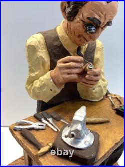 David Kaplan Jeweler Figurine 1974 Signed le 247/500 READ
