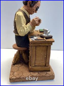David Kaplan Jeweler Figurine 1974 Signed le 247/500 READ