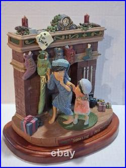 Demott Heritage Collection Sneaking A Peek Christmas 1988 Sculpture 0018 of 5000