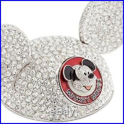 Disney Parks Mickey Mouse Club Mouseketeer Ear Hat Arribas Swarovski Le