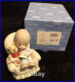 Disney Precious Moments-signed Figurine Everything's Better With A Friend
