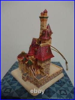 Disney Tradition Beauty and the Beast Castle Jim Shore Enesco Christmas ornament