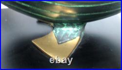 Dolbi Cashier Late 20th Century Brass Whale Fish Salmon Sculpture Art Vintage