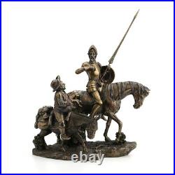 Don Quixote Statue & Sancho Panza Home Decor Art Sculpture Gift Boxed NEW Mancha