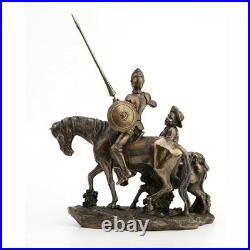 Don Quixote Statue & Sancho Panza Home Decor Art Sculpture Gift Boxed NEW Mancha
