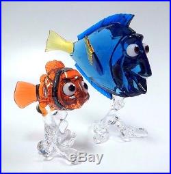 Dory And Nemo From Disney Pixar Set 2017 Swarovski Crystal #5252048 & 5252051