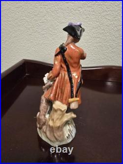 Dresden hunting boy figurine Dresden hunting boy figurine