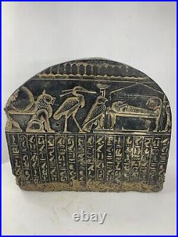 EGYPTIAN GODDESS STATUE OF Motherhood Isis Sitting and Spreading Her Wings