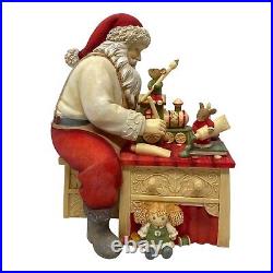 ENESCO Heart of Christmas Santa Finishing Touches Statue 6001374 RARE 2018