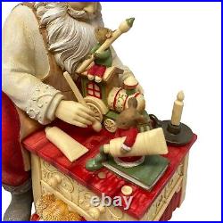 ENESCO Heart of Christmas Santa Finishing Touches Statue 6001374 RARE 2018