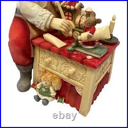 ENESCO Heart of Christmas Santa Finishing Touches Statue 6001374 RARE 2018