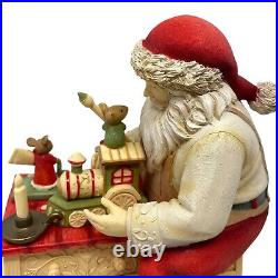 ENESCO Heart of Christmas Santa Finishing Touches Statue 6001374 RARE 2018