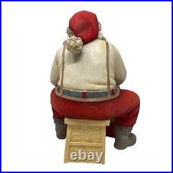 ENESCO Heart of Christmas Santa Finishing Touches Statue 6001374 RARE 2018