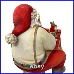 ENESCO Heart of Christmas Santa Finishing Touches Statue 6001374 RARE 2018