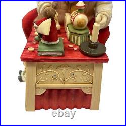 ENESCO Heart of Christmas Santa Finishing Touches Statue 6001374 RARE 2018