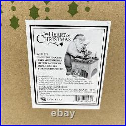 ENESCO Heart of Christmas Santa Finishing Touches Statue 6001374 RARE 2018