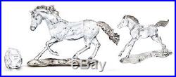 ESPERANZA HORSE & FOAL SCS CRYSTAL SET 2014 SWAROVSKI 5004728-5004729