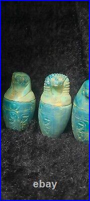 Egyptian Antique Pharaonic Canopic jars