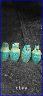 Egyptian Antique Pharaonic Canopic jars