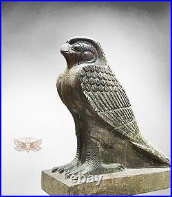 Egyptian God Horus statue, Falcon god Horus figurine, Falcon god statue