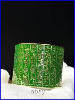 Egyptian Handmade Bracelet of the Egyptian hieroglyphs -Egyptian style bracelets
