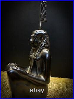 Egyptian MAAT goddess of Justice & Truth, Maat Goddess statue, Maat sculpture