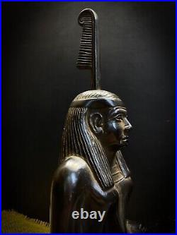 Egyptian MAAT goddess of Justice & Truth, Maat Goddess statue, Maat sculpture