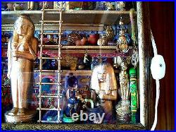 Egyptian Shadowbox Diorama Collectibles The Winged Scarab Museum Handmade