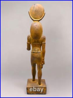 Egyptian statue of Thoth ancient Egyptian God Of wisdom stone made in Egypt