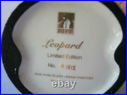 Elegant Erte LEOPARD Art Deco Franklin Mint Limited Edition Porcelain Figurine