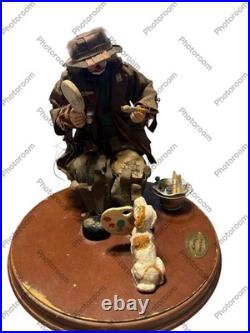 Emmett Kelly Jr Signature Collection Artist At Work with Stand #0636 Limited Ed