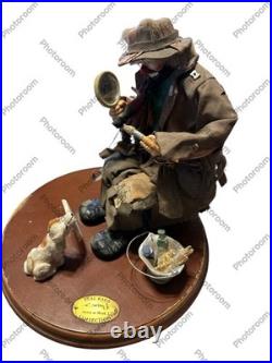 Emmett Kelly Jr Signature Collection Artist At Work with Stand #0636 Limited Ed