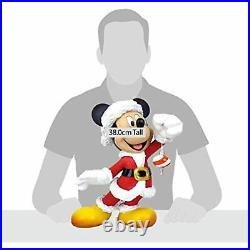 Enesco Disney Showcase Mickey Mouse Santa 15Tall Modern Statue Figurine 6009029