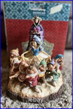 Enesco Disney Traditions by Jim Shore Wood Carved Snow White Figurine