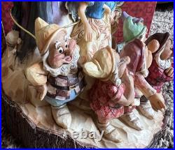 Enesco Disney Traditions by Jim Shore Wood Carved Snow White Figurine