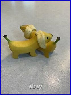 Enesco Home Grown Collectibles Banana Beagles Figurine Very Rare