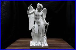 Eros Cupid Triumphant Statue Thorvaldsen Inspired Mythological Sculpture
