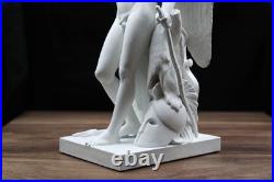 Eros Cupid Triumphant Statue Thorvaldsen Inspired Mythological Sculpture