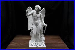 Eros Cupid Triumphant Statue Thorvaldsen Inspired Mythological Sculpture