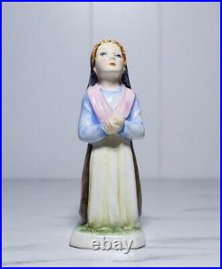 Extremely Rare 1950's Hummel Goebel Germany Girl Kneeling & Praying Figurine
