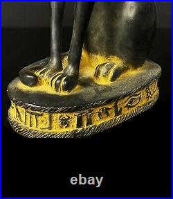 Fantastic Egyptian Cat BASTET GODDESS of Protection with the Scarab & the wings