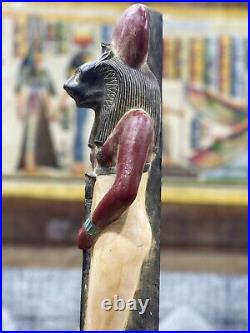 Fantastic Egyptian Goddess Sekhmet Statue 24 Inches