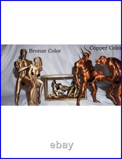 Female, Two Males, Possessed Sculpture and Tabletop Decoration Statue