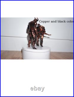 Female, Two Males, Possessed Sculpture and Tabletop Decoration Statue