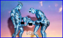 Female, Two Males, Possessed Sculpture and Tabletop Decoration Statue