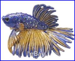 Fish (Beta Fish) Jeweled Trinket Box with SWAROVSKI Crystals, by RUCINNI