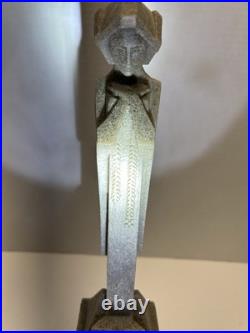 Frank Lloyd Wright Sprite Sculpture With Pedestal