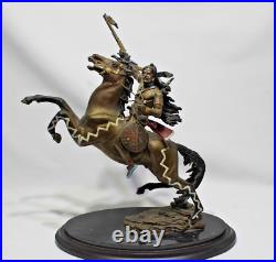 Franklin Mint Bronze Sculpture by RF Murphy Statue WARRIOR OF DESTINY