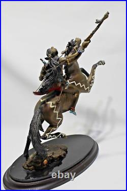 Franklin Mint Bronze Sculpture by RF Murphy Statue WARRIOR OF DESTINY